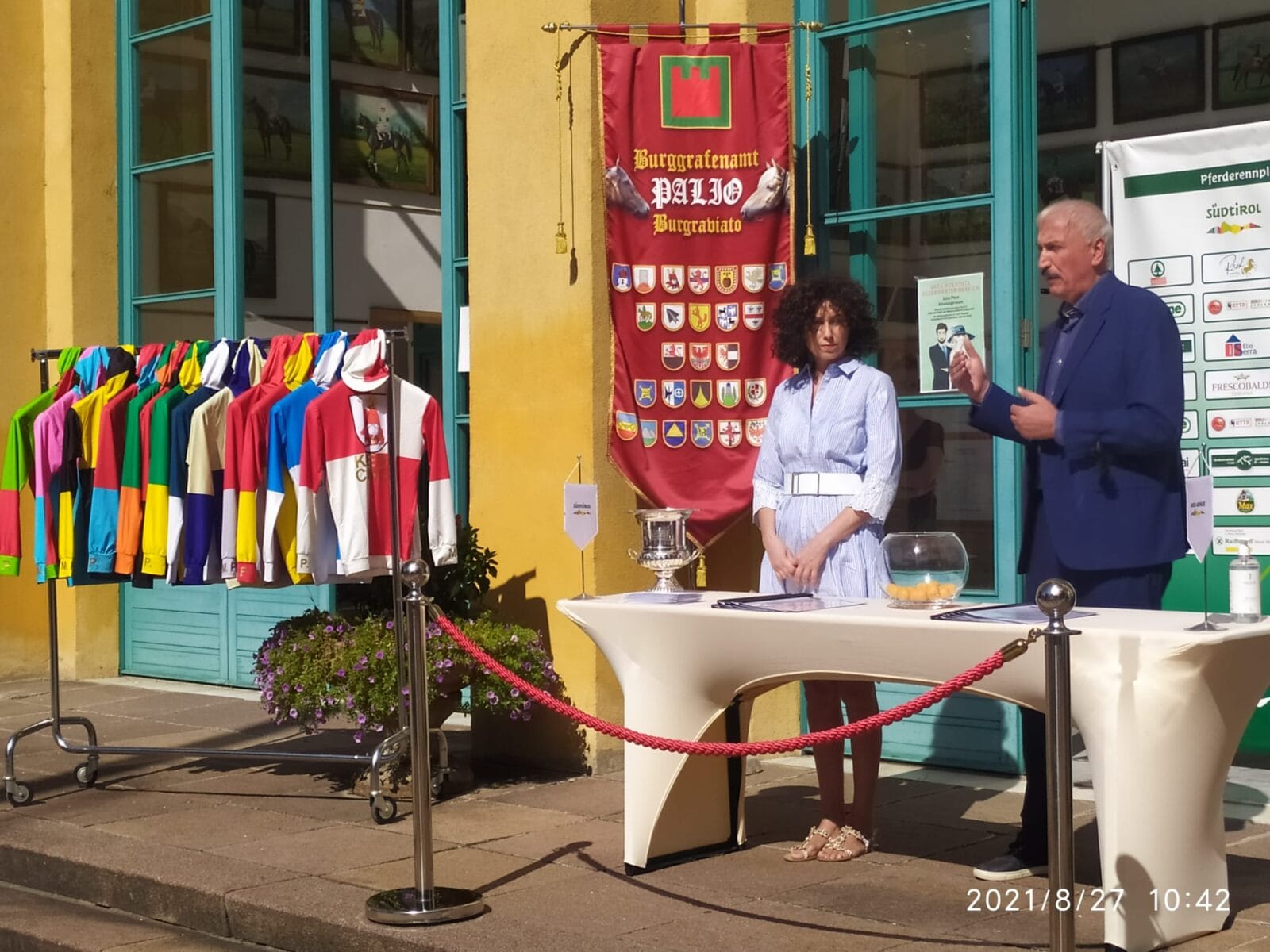 „Palio des Burggrafenamtes“ Am Sonntag, 29. August, die  8. Ausgabe am Meraner Pferderennplatz